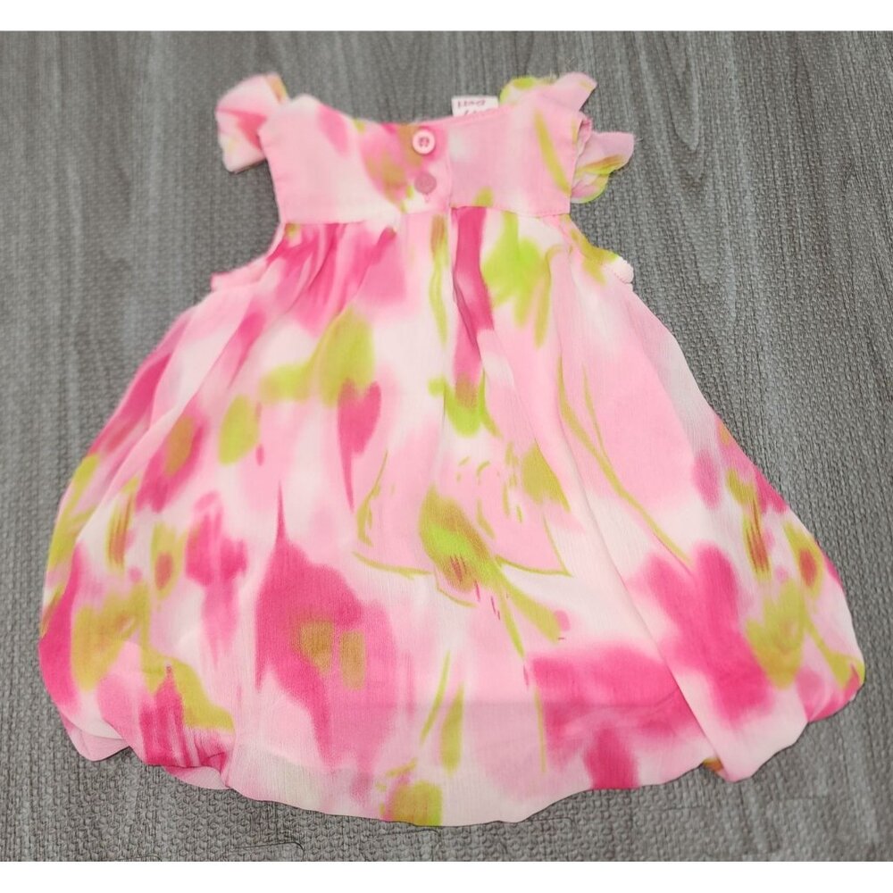 Baby Girls Baby Beri Floral Bubble Romper Outfit One Piece 3-6 Months Sleeveless - Picture 2 of 7